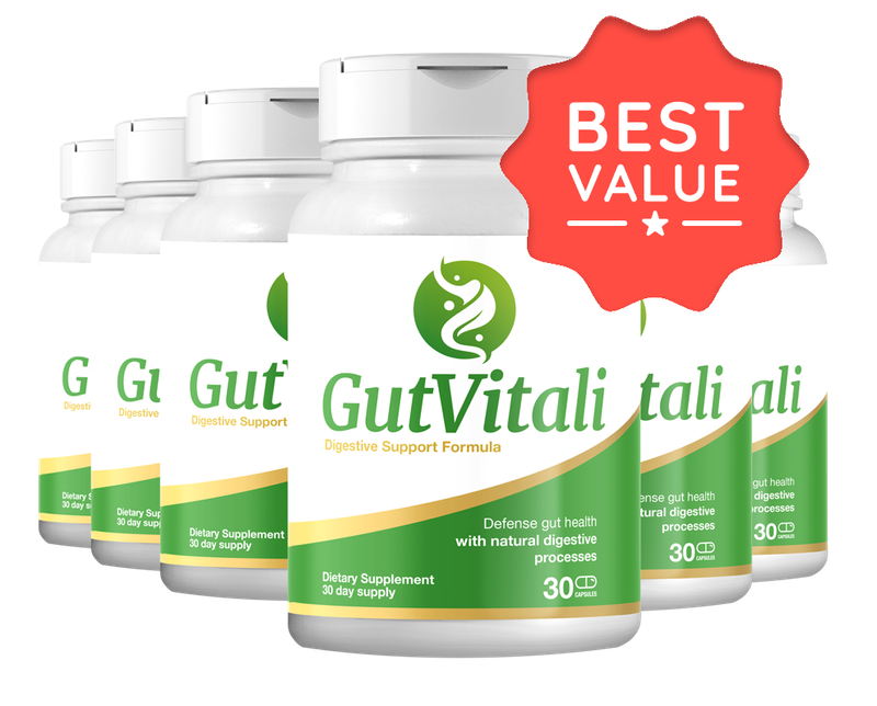 Buy GutVitali 6 bottles — best value 180 day supply
